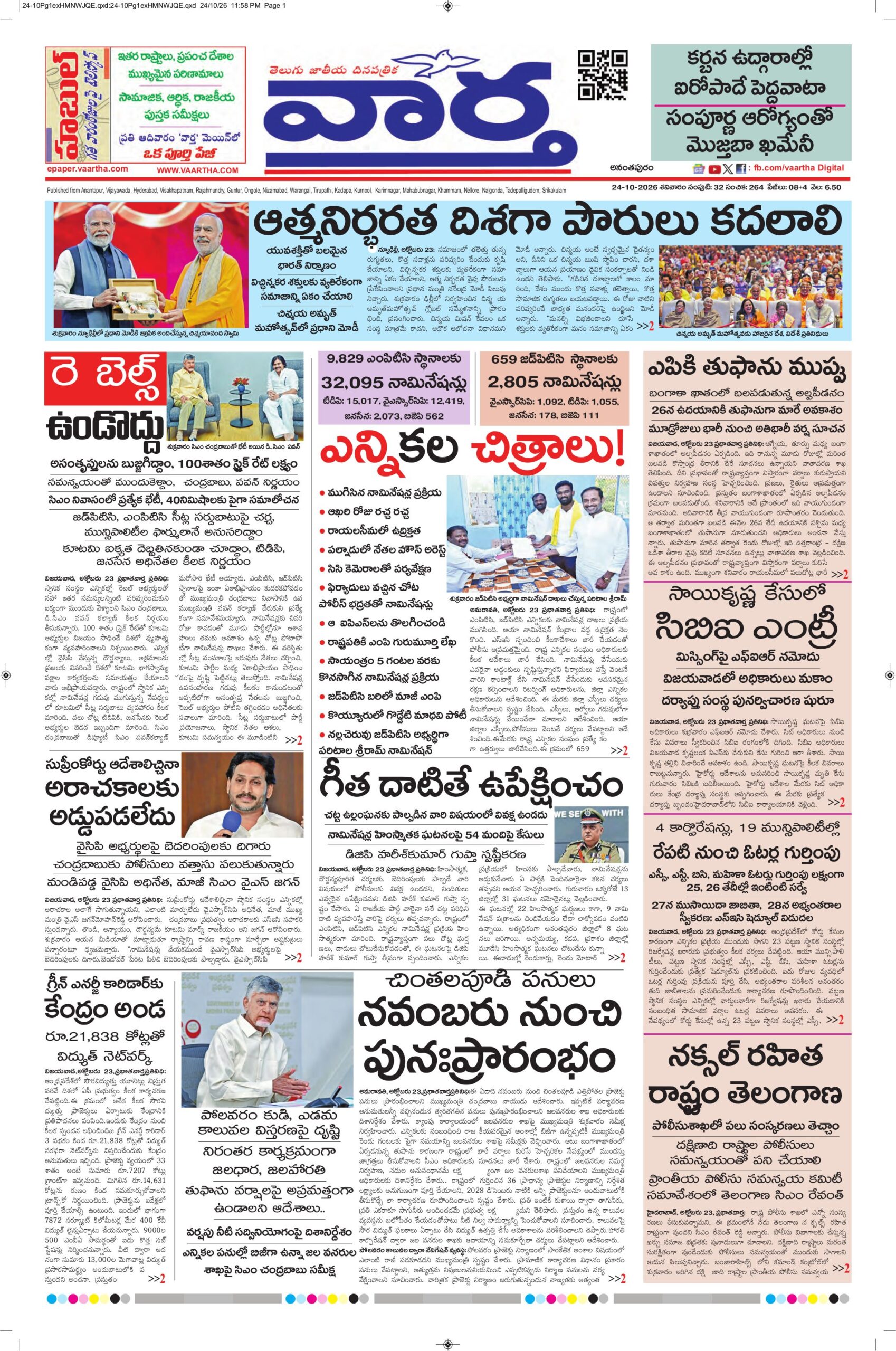 Ananthapur Main - 24 Oct 2026