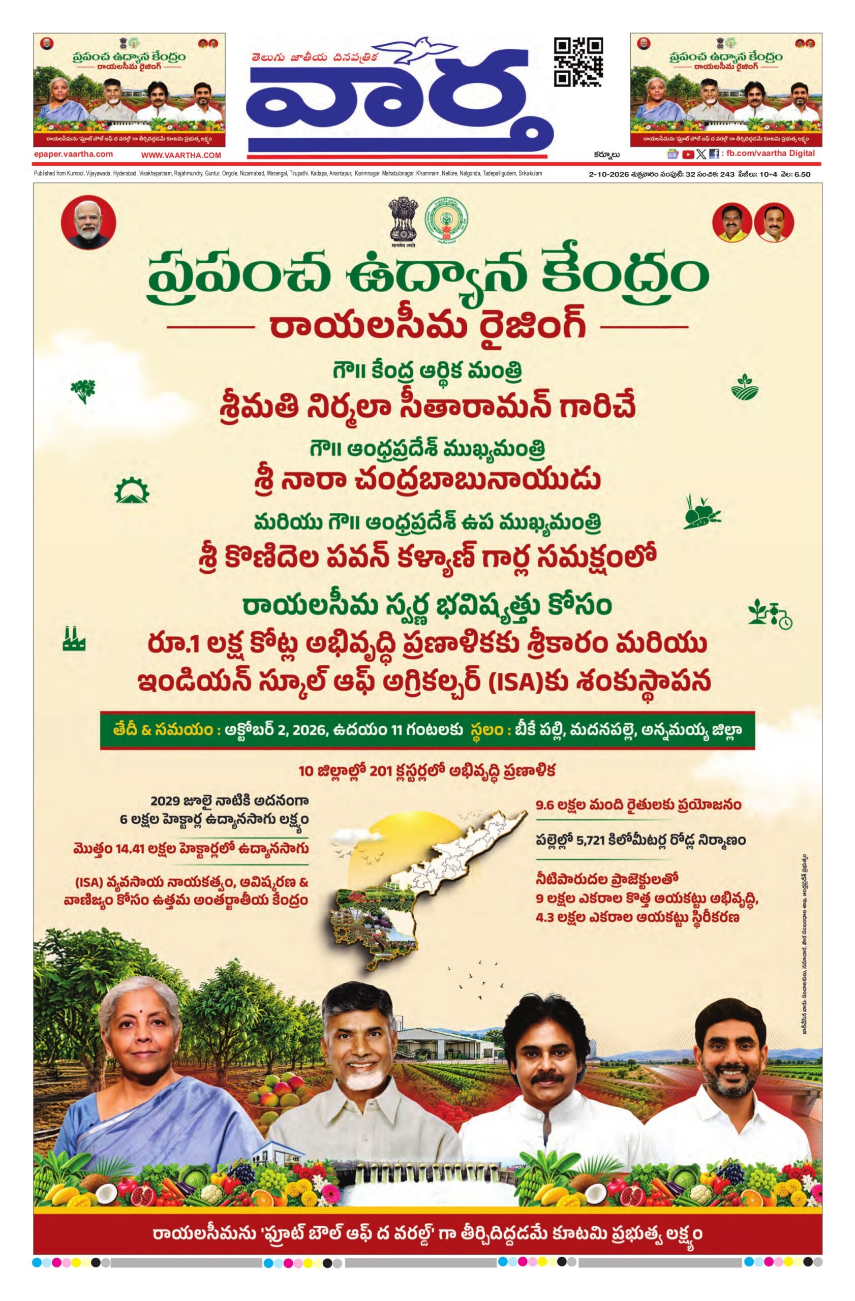 Kurnool Main - 02 Oct 2026